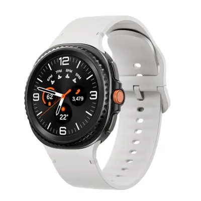 Kalebol Galaxy Watch 8 (40/44/46mm) Armband Silikon - Vit
