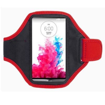 Neoprene Sportarmband Passar Med Skal till LG G3 (Röd)