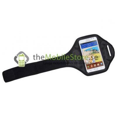 Neoprene Sportarmband till LG Nexus 4 med Skal (SVART)