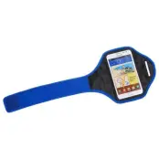 Neoprene Sportarmband till Samsung Galaxy S4 i9500 med skal (Blå)