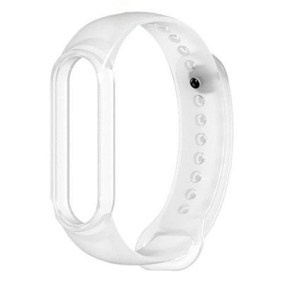 Armband kompatibelt med Xiaomi Mi Band 5 / 6 - Vit