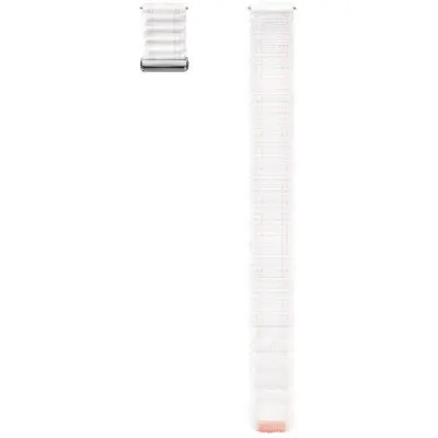 Samsung Galaxy Watch 4/5/6/7 (40mm) Armband Fabric - Rosa/Vit