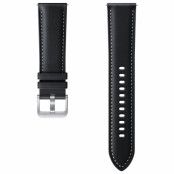 Samsung Stitch Original Leather Band för Galaxy Watch - 22 mm - Svart