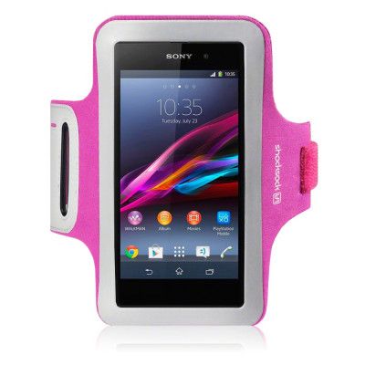 Shocksock Sportarmband till Sony Xperia Z1 (Magenta)