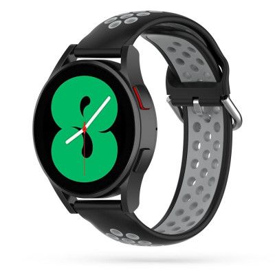 Softband Samsung Galaxy Watch 4/5/5 Pro 40/42/44/45/46 mm Svart/Grå