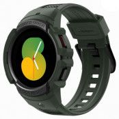 Spigen Galaxy Watch 4/5 44mm Armband Rugged Armor Pro - Militärgrön