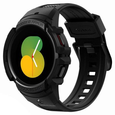 Spigen Galaxy Watch 4/5 44mm Armband Rugged Armor Pro - Svart