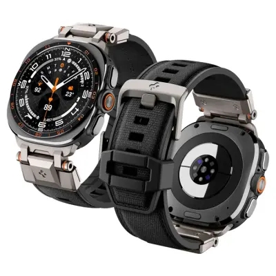 Spigen Galaxy Watch Ultra 1/2 (47mm) Armband Dura Pro Armor - Svart