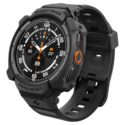 Spigen Galaxy Watch Ultra 2 2026 (47mm) Armband Armor Pro - Svart