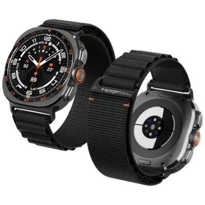 Spigen Watch Ultra 1/2 (47mm) Armband WBF1 - Svart