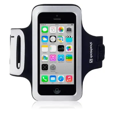 Sportsarmband till Apple iPhone 5C (Svart)