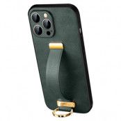 SULADA iPhone 15 Pro Max Mobilskal Kickstand med Wristband - Grön