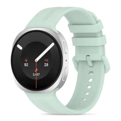 Tech-Protect Armband För Galaxy Watch 8/9/Classic Silikon Evo - Mint Cream