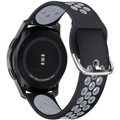 Tech-Protect armband Samsung Galaxy watch 3 41mm - Svart/Grå