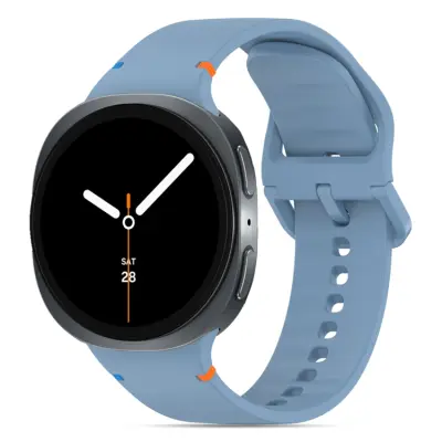 Tech-Protect Galaxy Watch 8 (40/44/46mm) Armband Silikon - Blå