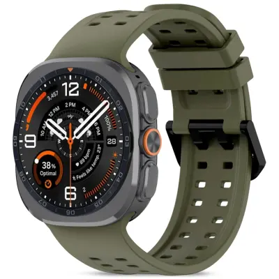 Tech-Protect Galaxy Watch Ultra 1/2 (47mm) Armband Silikon Air - Olive Grön