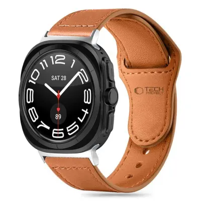 Tech-Protect Galaxy Watch Ultra (47mm) Armband LäderFit - Brun