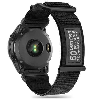 Tech-Protect Garmin Fenix 5/6/6 Pro/7 Armband Scout - Svart