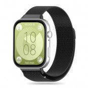 Tech-Protect Huawei Watch Fit 3/4/4 Pro Armband Milaneseband - Svart