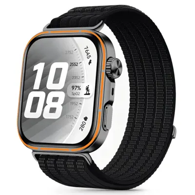 Tech-Protect Huawei Watch Fit 3/4/4 Pro/5/5 Pro Armband Nylon - Svart