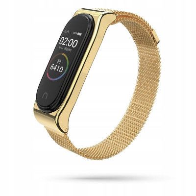 Tech-Protect Milaneseband Xiaomi Mi Band 3/4 Champagne Guld