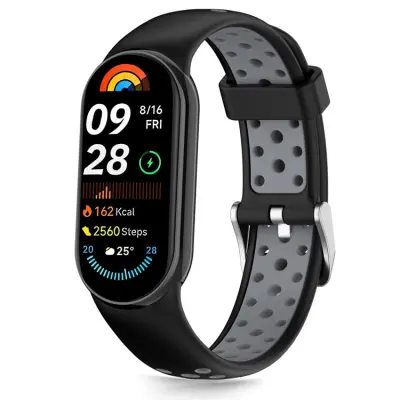 Tech-Protect Xiaomi Band 8/9/10/NFC Armband Icon - Svart/Grå