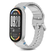 Tech-Protect Xiaomi Smart Band 8/9/10/NFC Armband Silikon - Grå