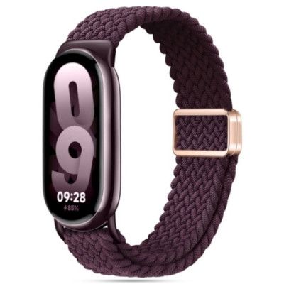 Tech-Protect Xiaomi Smart Band 8/9/NFC Armband NylonMag - Dark Cherry