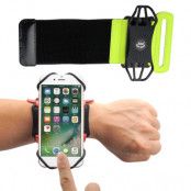 Universal löpar Forearm Armband 6" Smartphones Grön