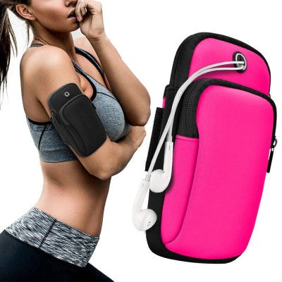 Universalt Running Sport Armband För Mobiltelefon - Rosa