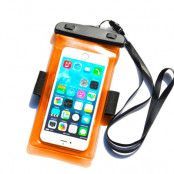 Vattentätt Mobilfodral PVC Armband - Orange