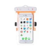 Vattentätt universalt mobilfodral med armband - Orange
