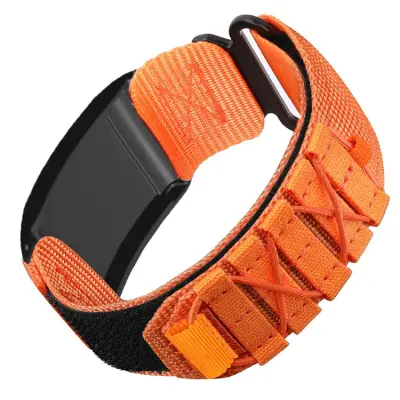 Whoop 4.0 Armband med Protective Mobilskal Nylon - Orange