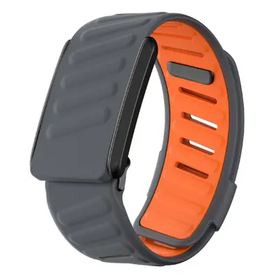 Whoop 4.0 Armband Silikon Adjustable - Orange/Grå