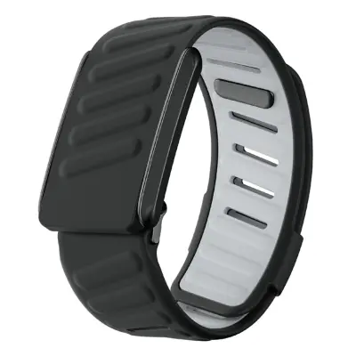 Whoop 4.0 Armband Silikon Adjustable - Svart/Grå