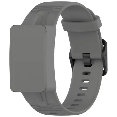 Whoop 4.0 Armband Silikon med Protective Skal - Mörkgrå