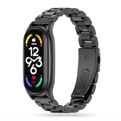 Xiaomi Mi Smart Band 7 Stainless Armband - Svart