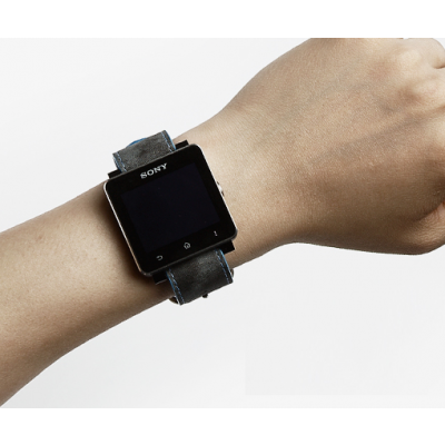 Zenus Camo Läderarmband till SmartWatch 2 - Rosa