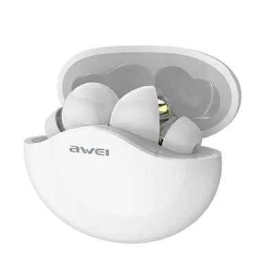 Awei TWS In-Ear Hörlurar Trådlösa Bluetooth Sport T12 - Vit