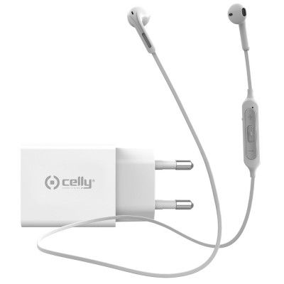 Celly Laddare PD 18W + BT Stereo headphones