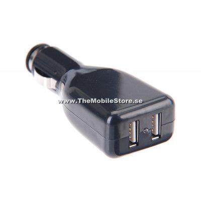 Ladda två enheter samtidigt med Daul Port USB billaddare