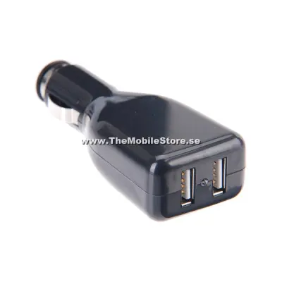 Ladda två enheter samtidigt med Daul Port USB billaddare