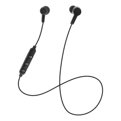 STREETZ In-ear Bluetooth headset, mediekontroller - svart