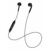 STREETZ Semi-in-ear Bluetooth headset, mediekontroller - svart