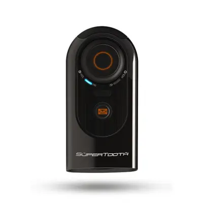 SUPERTOOTH HD Svart Bil BT Handsfree Röst-Styrd
