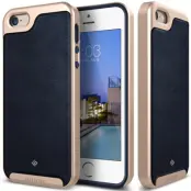 Caseology Envoy Äkta Läder Series Skal till Apple iPhone 5/5S/SE - Blå