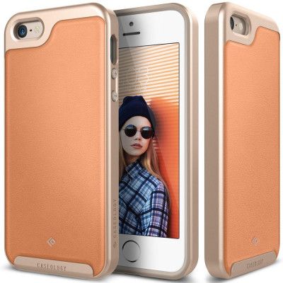 Caseology Envoy Äkta Läder Series Skal till Apple iPhone 5/5S/SE - Rosa