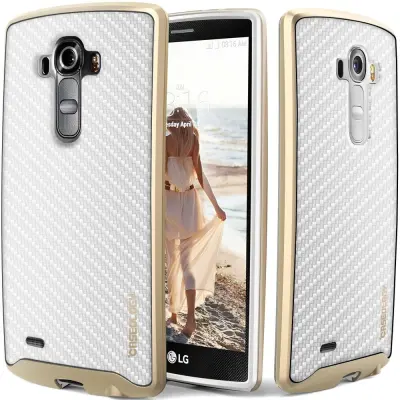 Caseology Envoy Series BaksideSkal till LG G4 - Carbon Vit