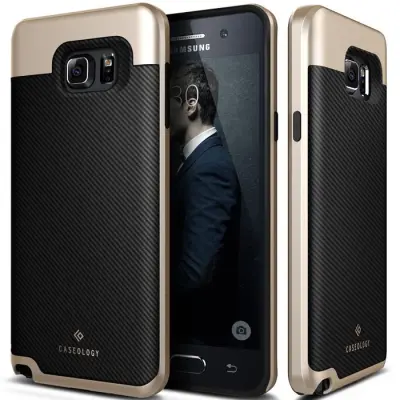 Caseology Envoy Series Skal till Samsung Galaxy Note 5 - Svart