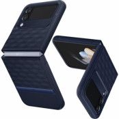 Spigen Galaxy Z Flip 4 Skal Caseology Parallax - Midnattsblå